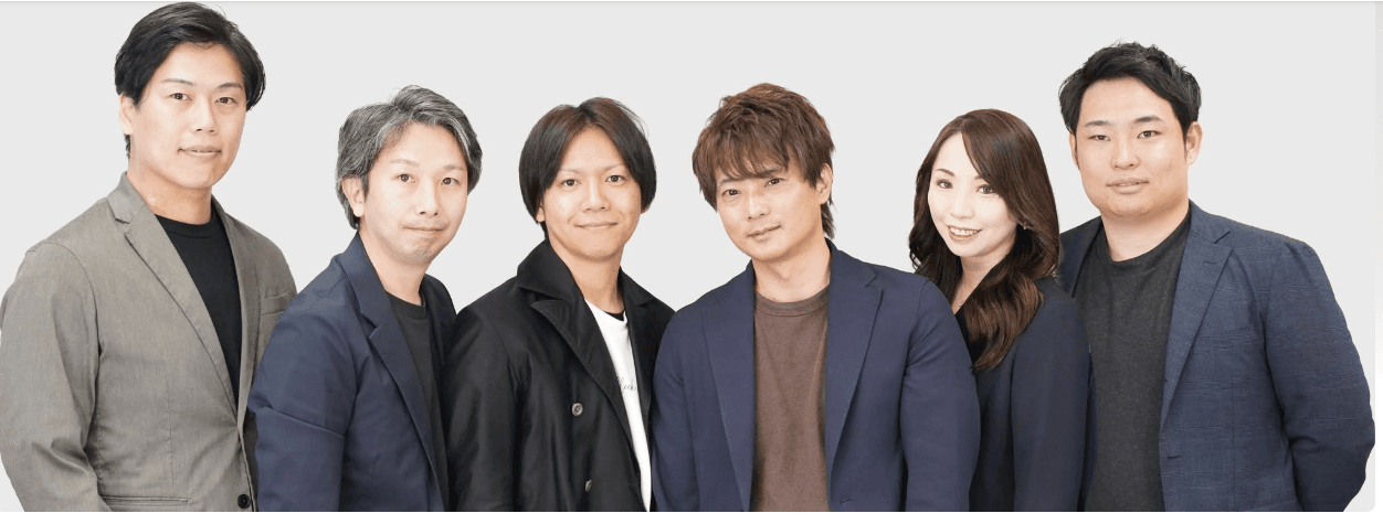 TSUNAGARU AI LABO コアチーム6名の集合写真